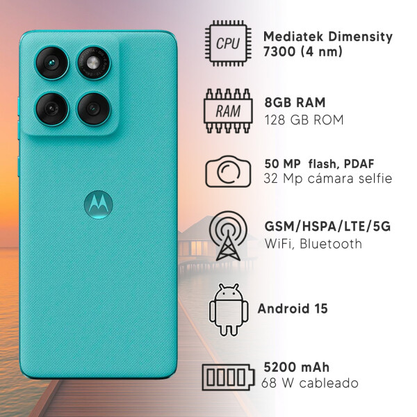 Motorola Edge 60 Fusion 8/128gb 5g VERDE