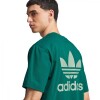 Remera Adicolor Classics Back+Front Trefoil Boxy de Hombre Verde