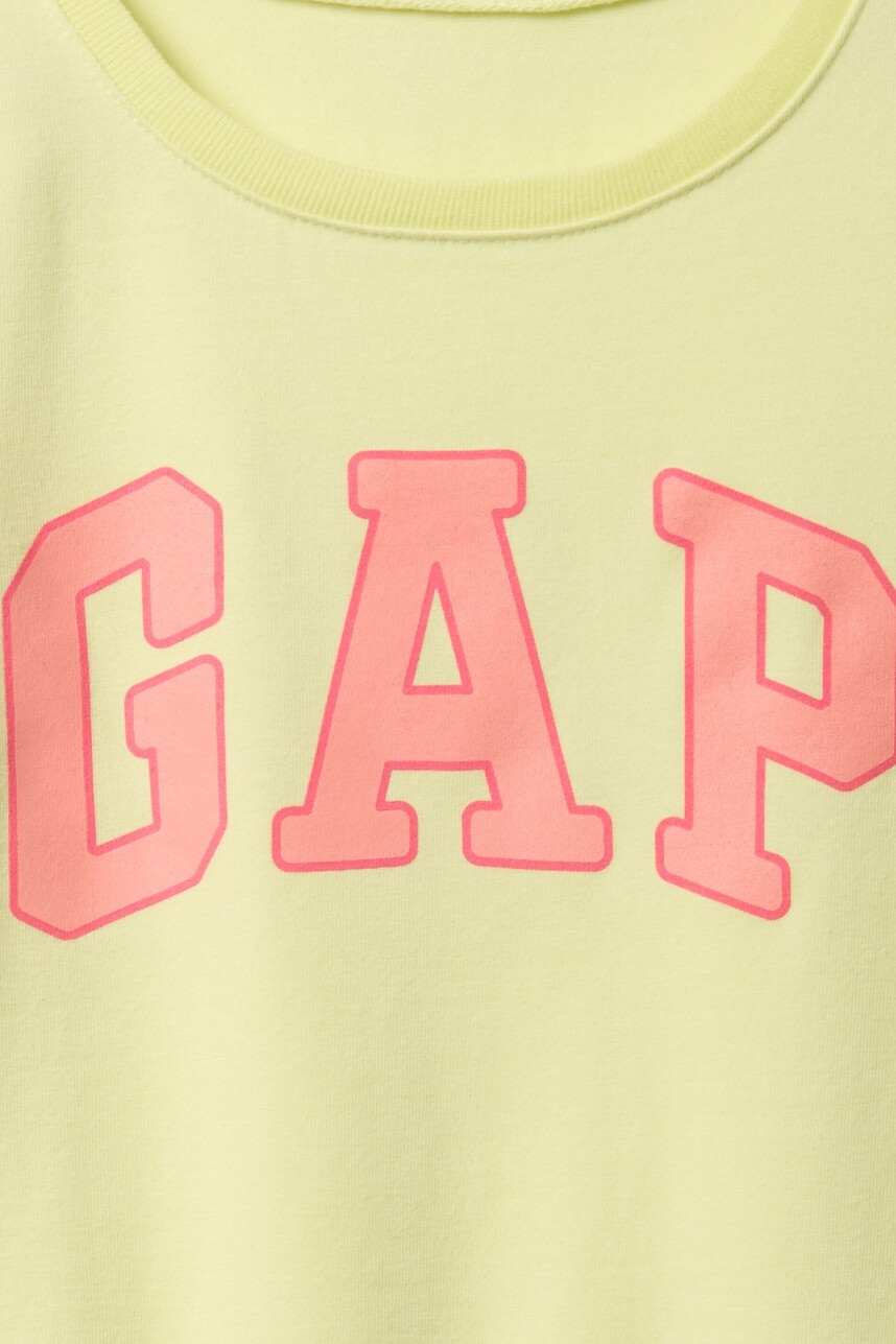 Remera Logo Gap Toddler Niña Citron