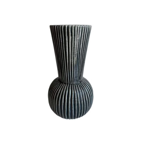 FLORERO LINES 14X14X28CM AZUL FLORERO LINES 14X14X28CM AZUL