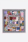 PAÑUELO PATCHWORK Y MARCOS Gris