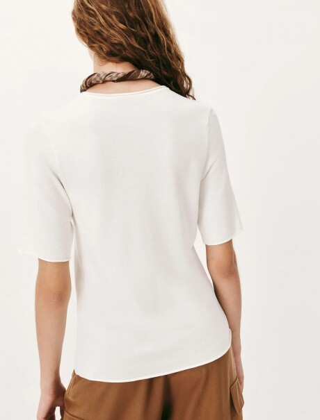 BLUSA MANGA CORTA BEIGE