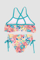 Bikini machalita ii 6-16a Flor aquarela