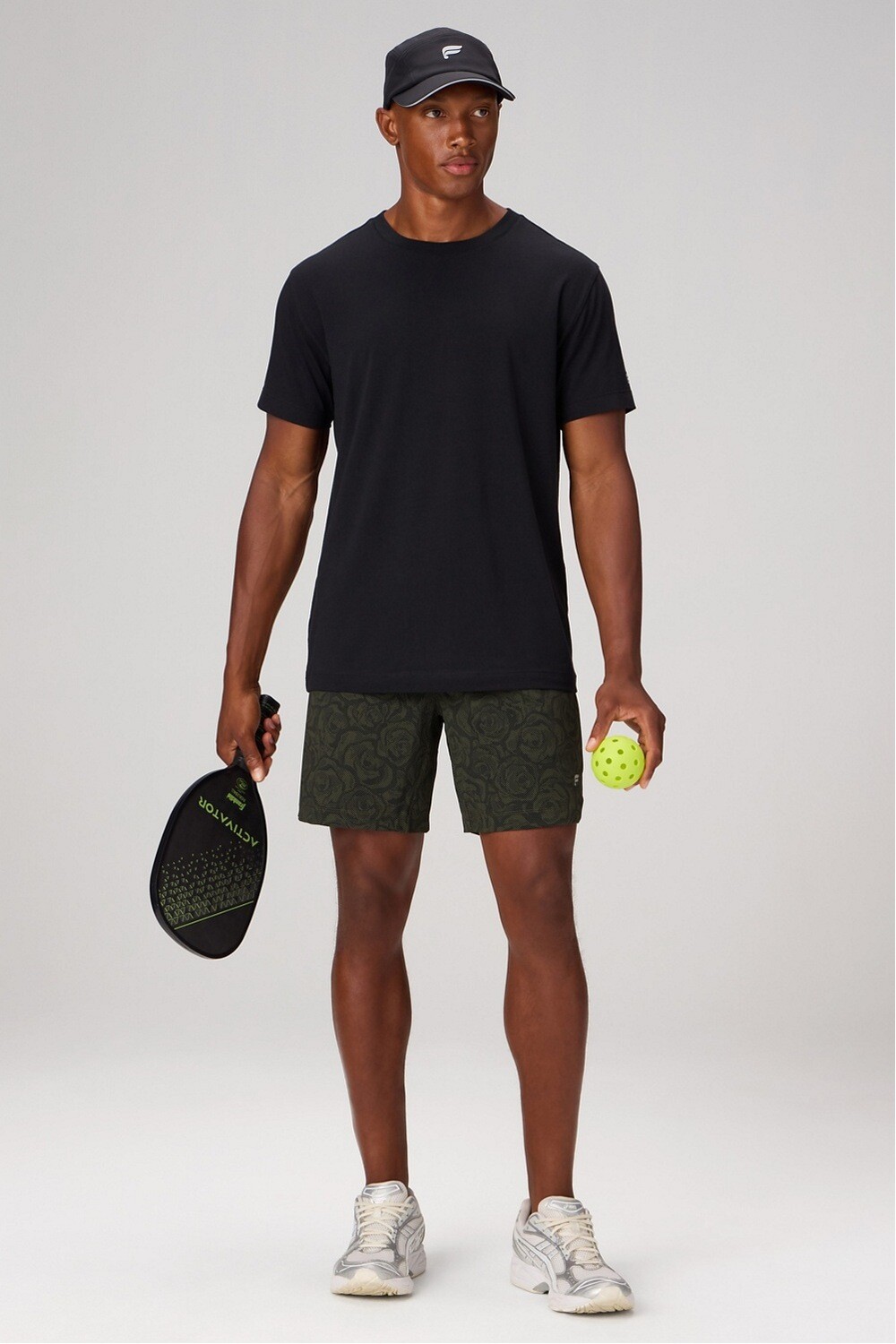 Short The 7 One Short (Lined) Hombre Utility Green Rose Halftone