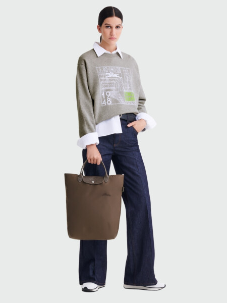 Longchamp - Cartera Tote plegable, de nylon y asa corta, Le pliage M 0