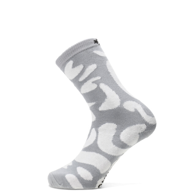 Medias Converse Caña Alta Unisex Gris - Blanco