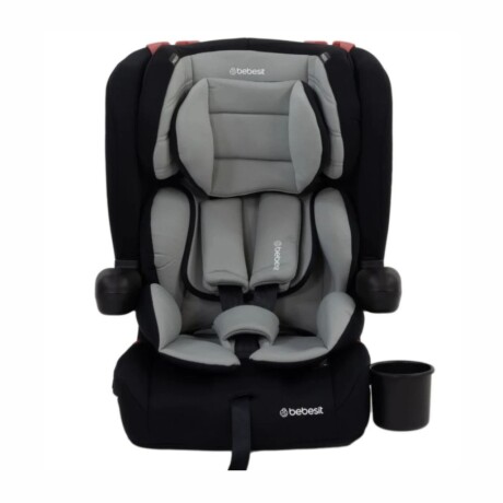 Silla butaca para auto Bebesit Smart plegable con posavaso hasta 36kg Gris