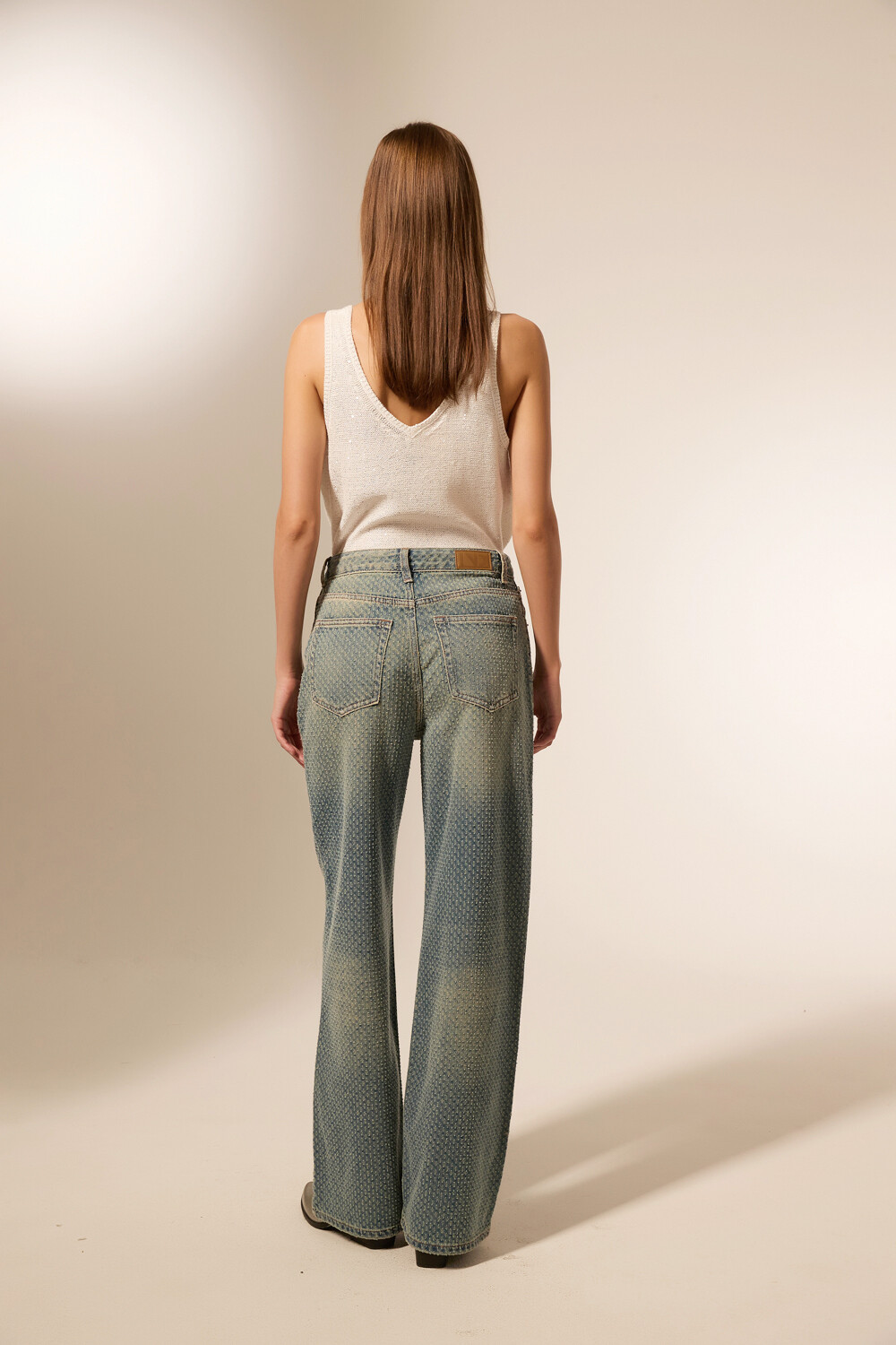 Pantalon Ralea Azul Grisaceo