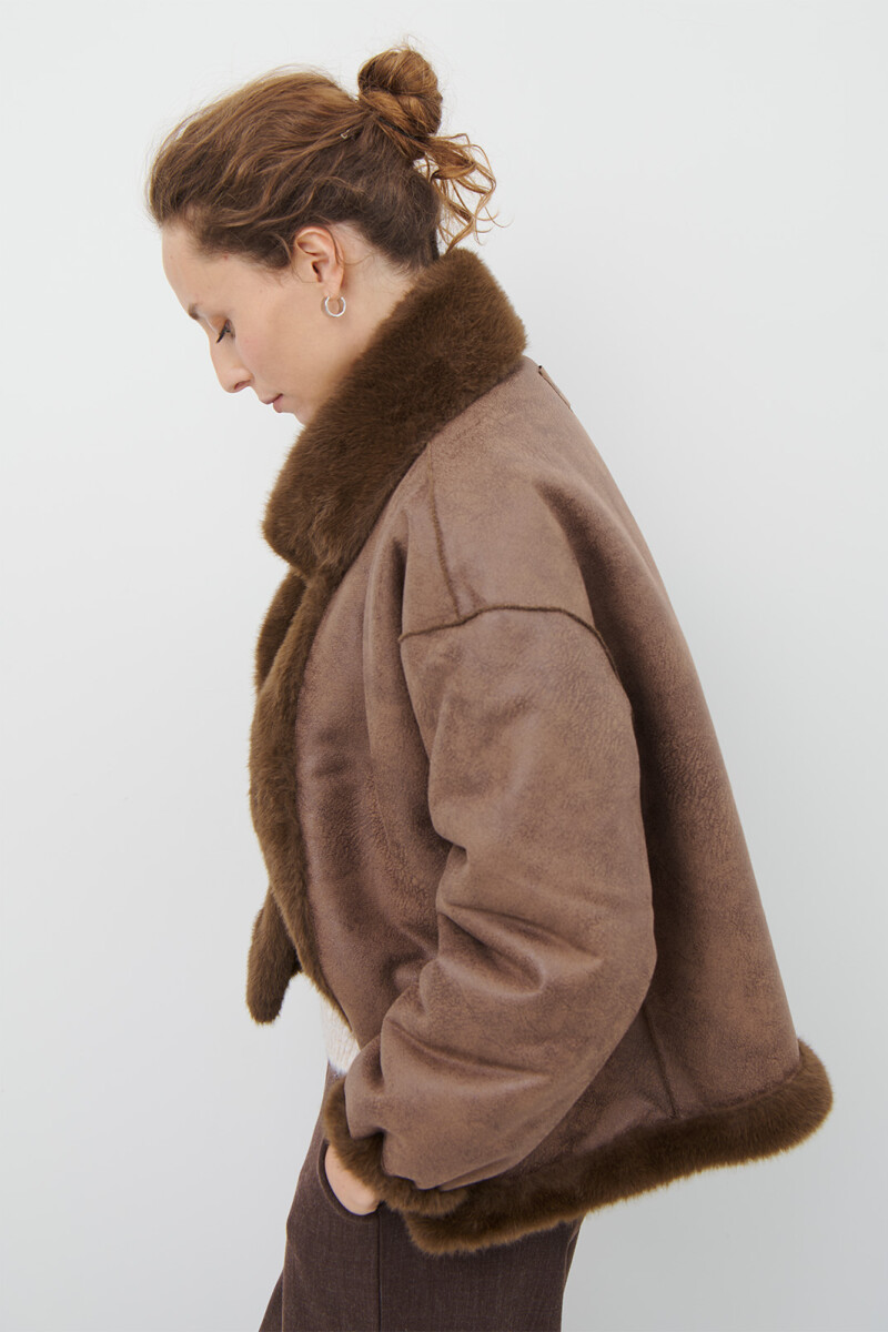CHAQUETA FOXY MARRON