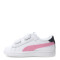 Championes Infantiles Puma Smash 3.0 Leather V Blanco - Rosa - Azul Marino