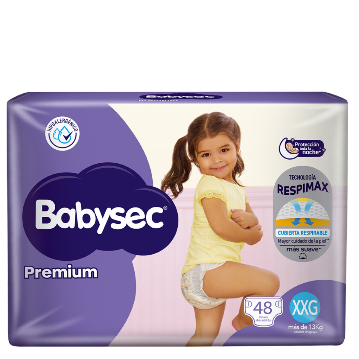 Pañales Babysec Premium XXG 48 Unidades 