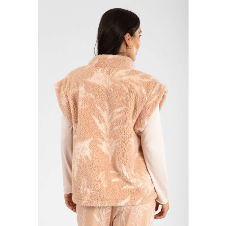 Chaleco feather Rosa antique