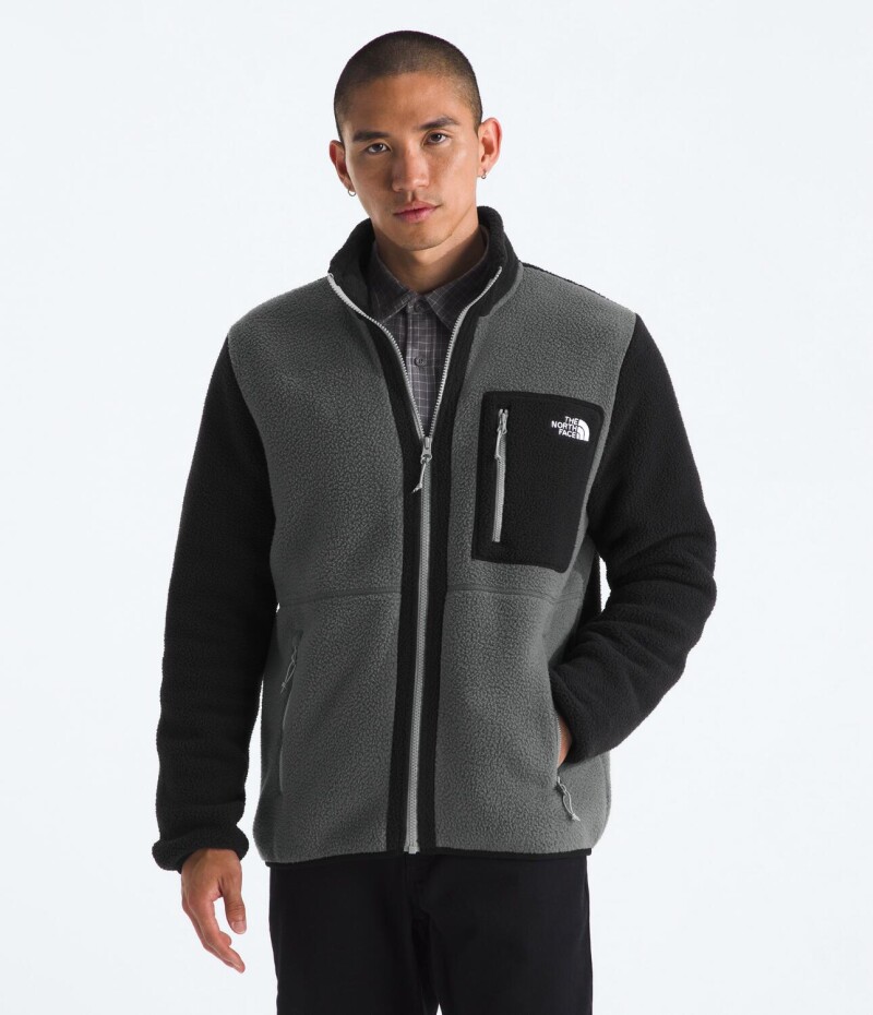 campera Polar Yumiori Full-Zip Anthracite Grey/tnf Bla