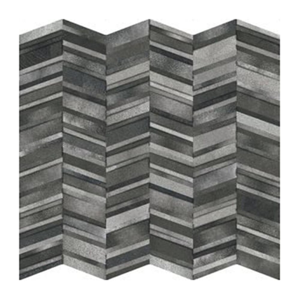PORCELANATO CHEVRON BLACK "A" 44.2X44.2 CM Porcelanato Chevron Black "a" 44.2x44.2 Cm