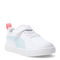 Championes Infantiles Puma Rickie Blanco - Celeste - Rosado