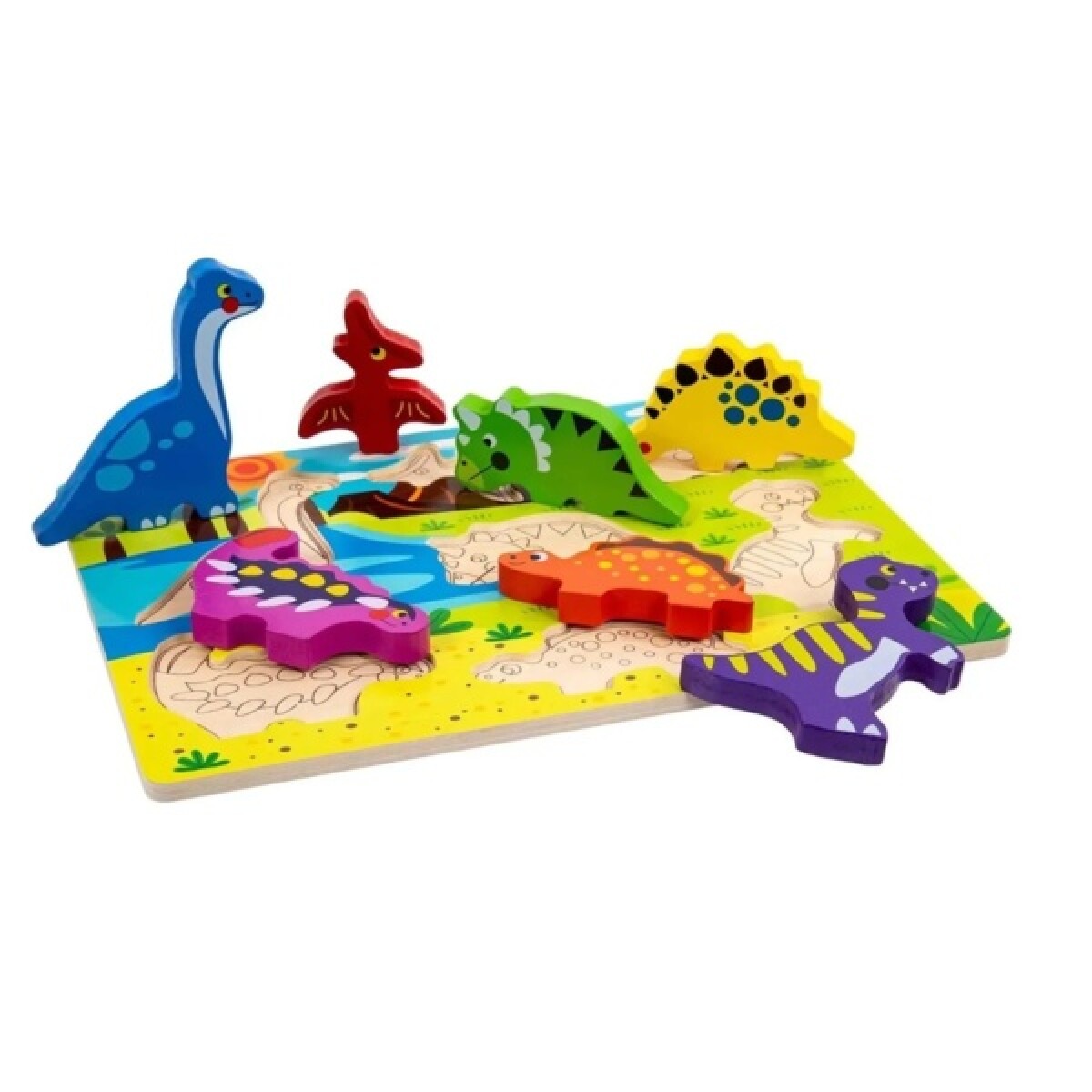 tooky toy puzzle dinosaur 
