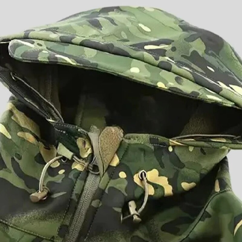 Campera Táctica en Neopreno Multicam