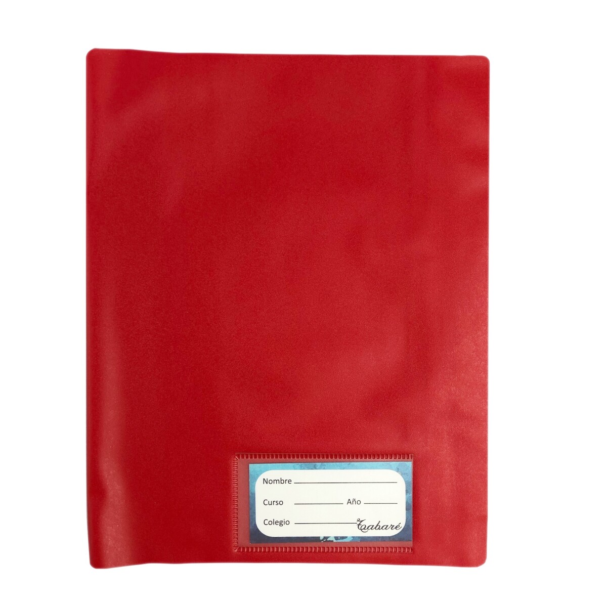 Forro PVC Cuaderno Chico x25 - Rojo 