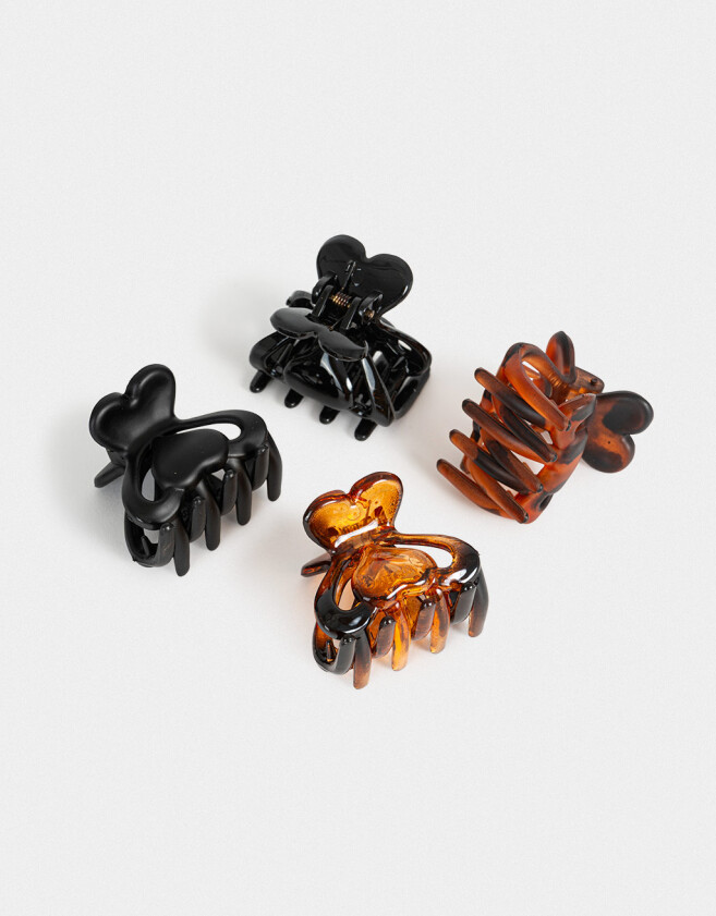 Broches Sets Set por 4 Set De Broches - Combinacion Bicolor