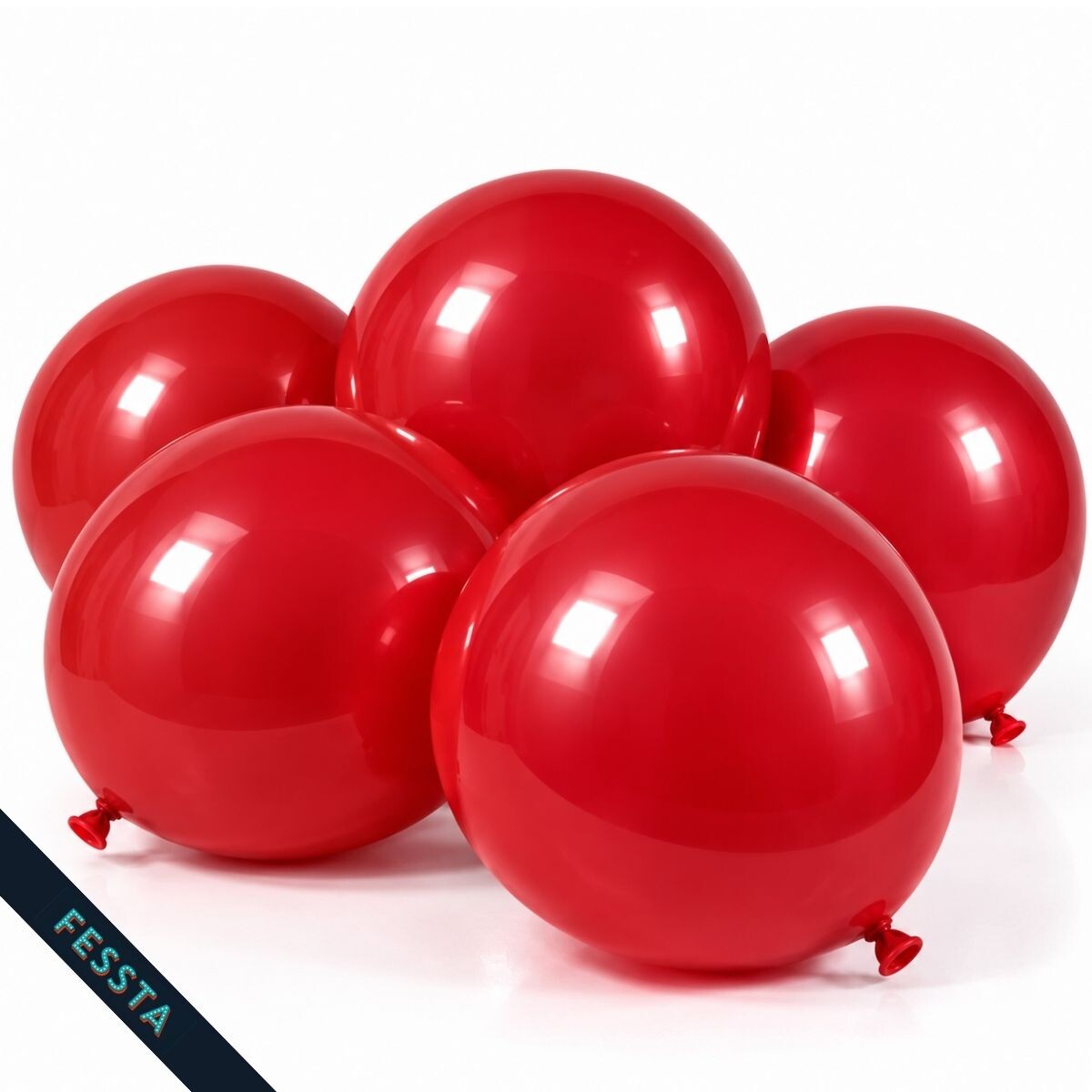 Globos Lisos x 50 Und / R12 - Rojo 