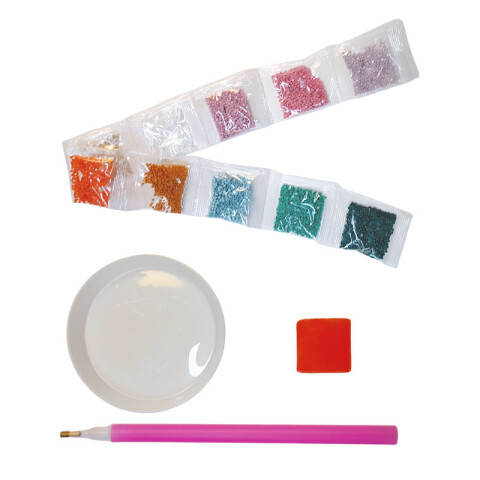 Kit pintura de diamantes de punto DIY con accesorios Kit Pintura De Diamantes De Punto Diy Con Accesorios