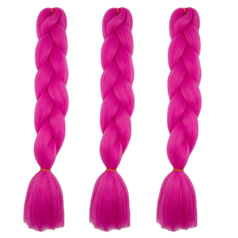 Extensiones de Cabello Sintético Fucsia