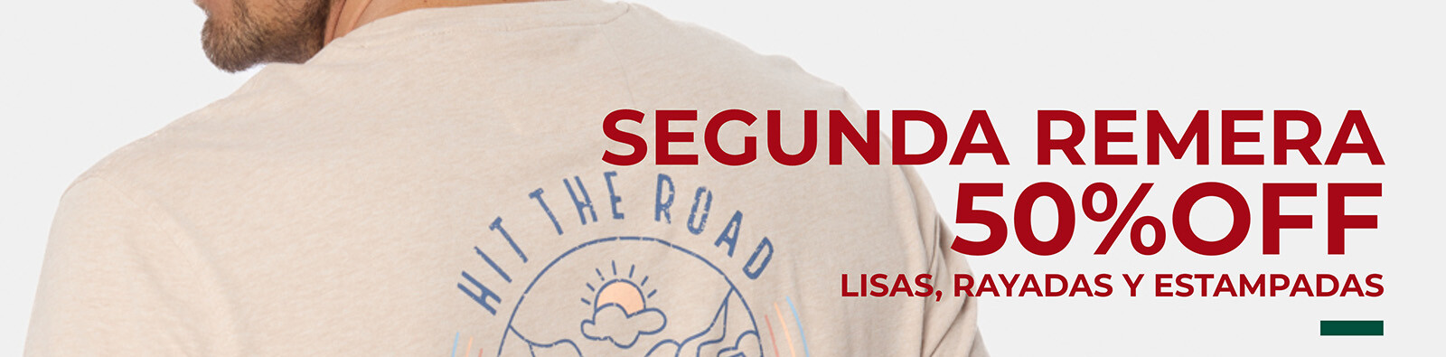 Segunda remera 50%OFF
