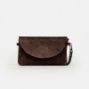 Mini Bag Viena En Cuero Gamuza Marron