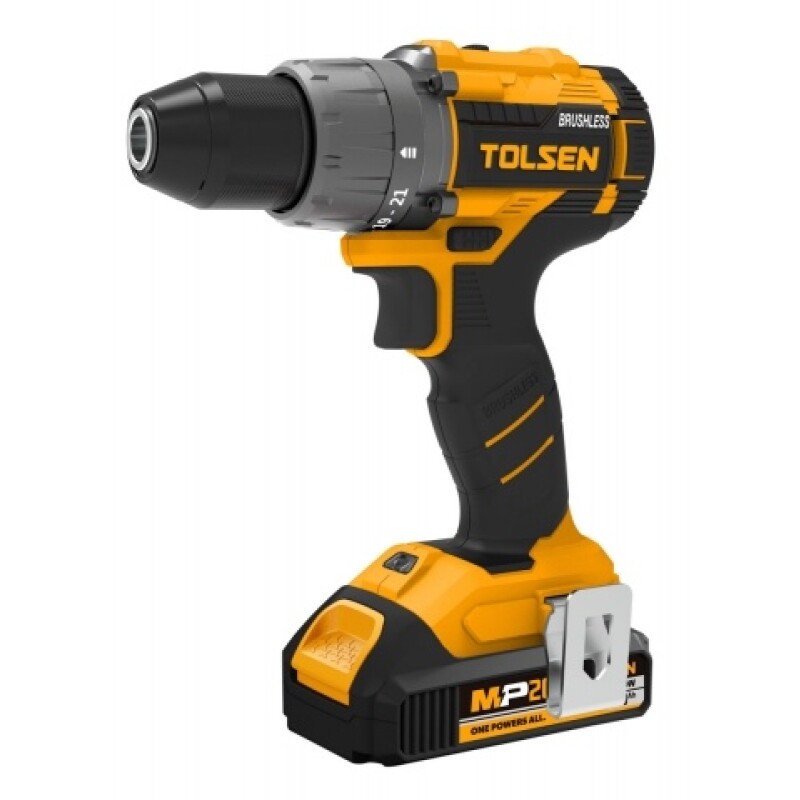 TOLSEN TALADRO ATORNILLADOR LI-ION 20V 13MM 58NM 1BAT (S) Tolsen Taladro Atornillador Li-ion 20v 13mm 58nm 1bat (s)