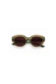 Lentes Tiwi Anne Bicolor Shiny Green/pink With Burgundy Gradient Lenses