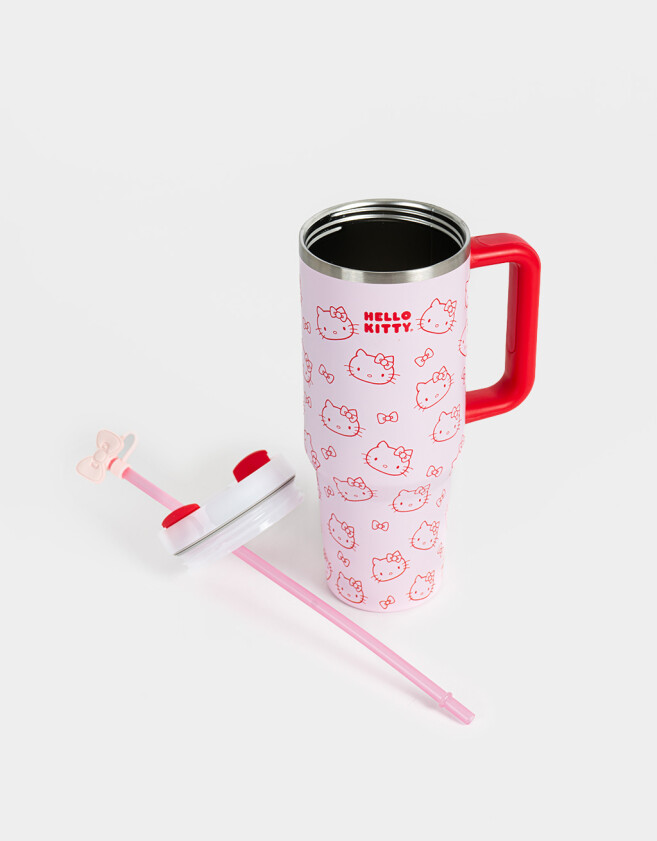 Accesorios Cocina Vaso Térmico "hello Kitty" - Combinacion Multicolor