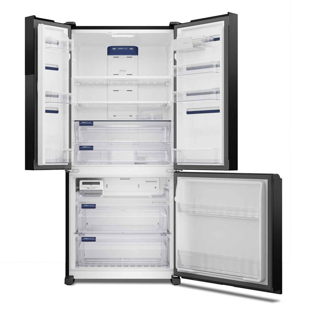 Refrigerador MULTIDOOR Frío Seco 633 Lts Black S/D INVERTER Negro