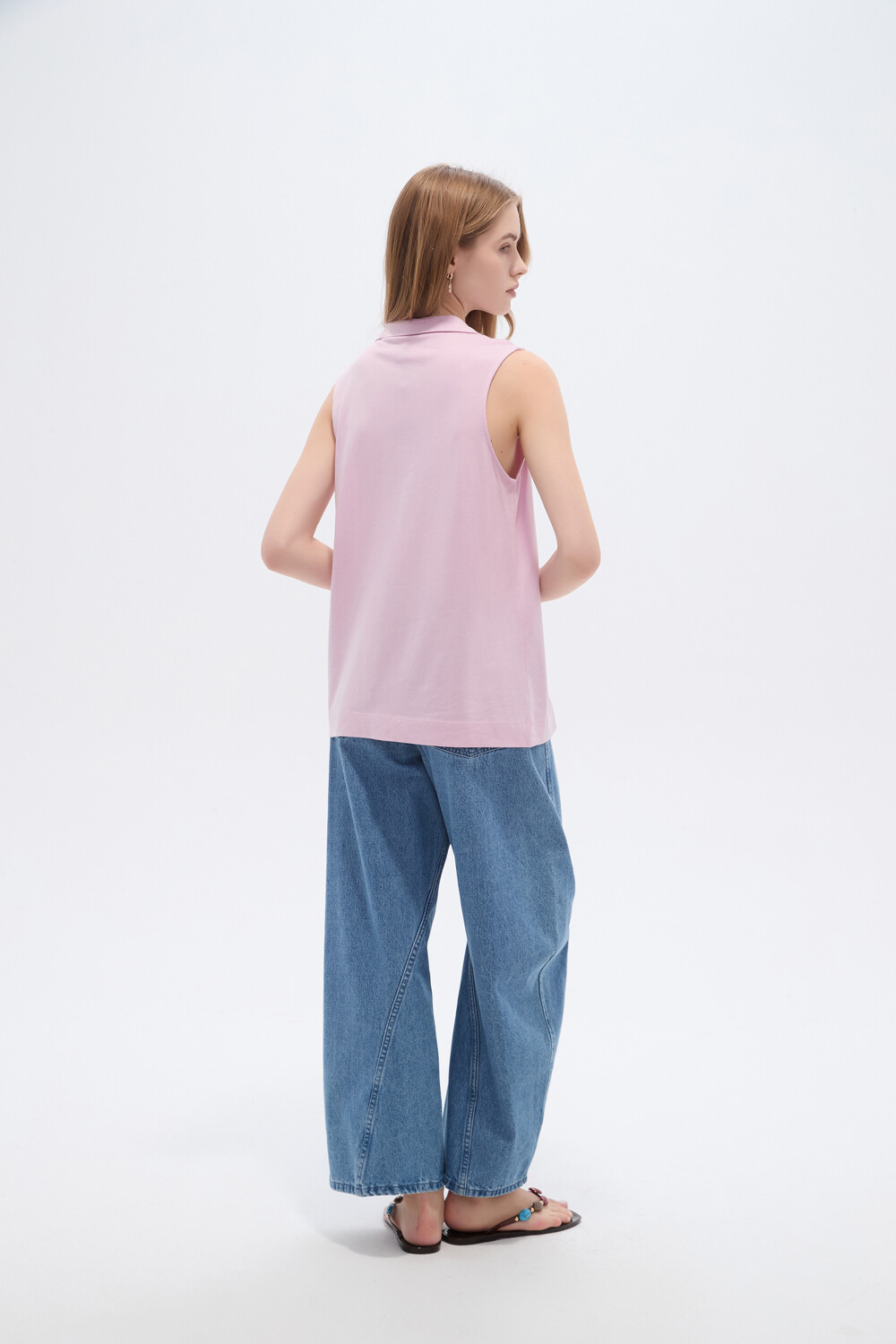 Musculosa Bek Rosa Viejo
