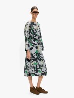 Vestido Midi Estampado Floral multicolor