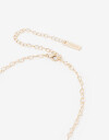 Collares Cortos Metal Collar Corto Metal Corazones - Dorado