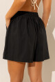 Short mirlo liso Negro