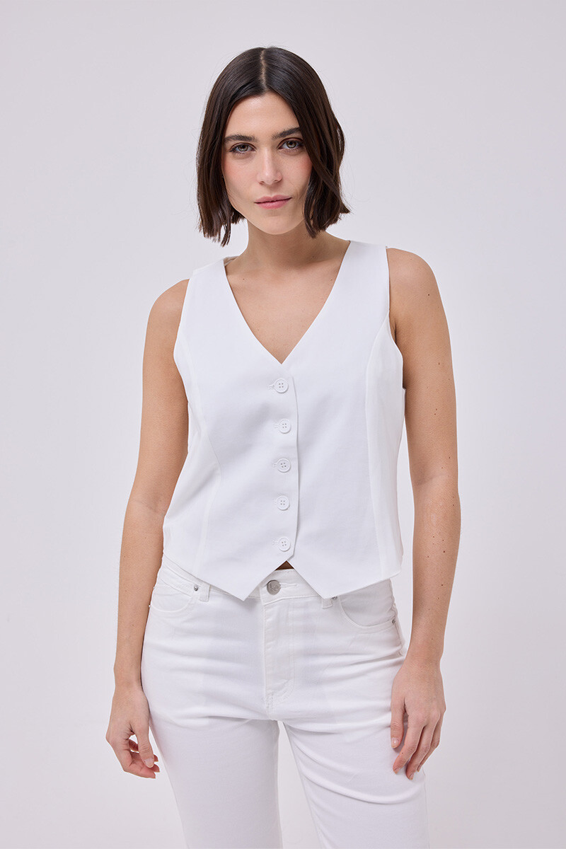 Chaleco Roma - Blanco 