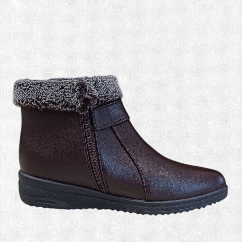 Bota BBO corderito MARRÓN