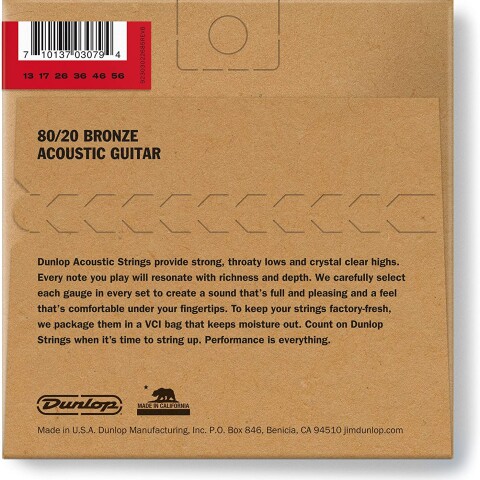 JIM DUNLOP AG-BRS MEDIUM 13/56 Encordado Acustica JIM DUNLOP AG-BRS MEDIUM 13/56 Encordado Acustica
