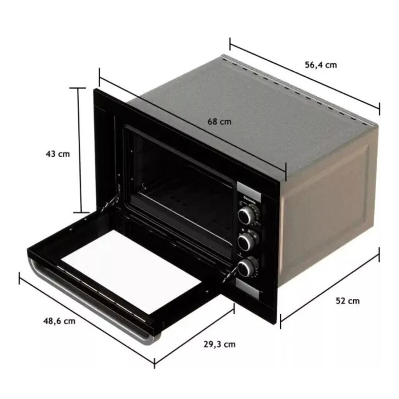 Horno De Empotrar Eléctrico Decorato + Anafe 4h Mueller PAUSADO Horno De Empotrar Eléctrico Decorato + Anafe 4h Mueller Pausado
