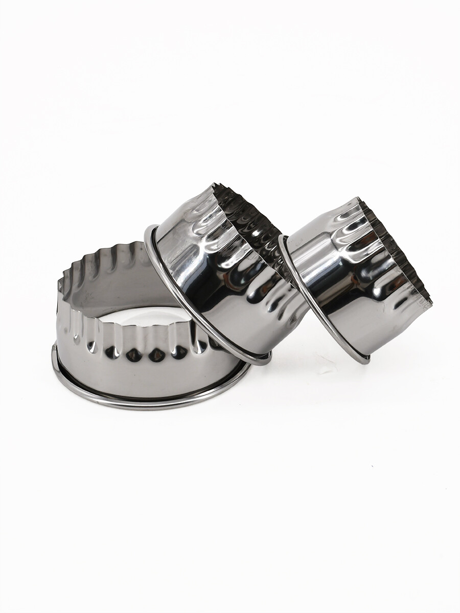 CORTANTES PARA REPOSTERIA SET X3 - PLATEADO 