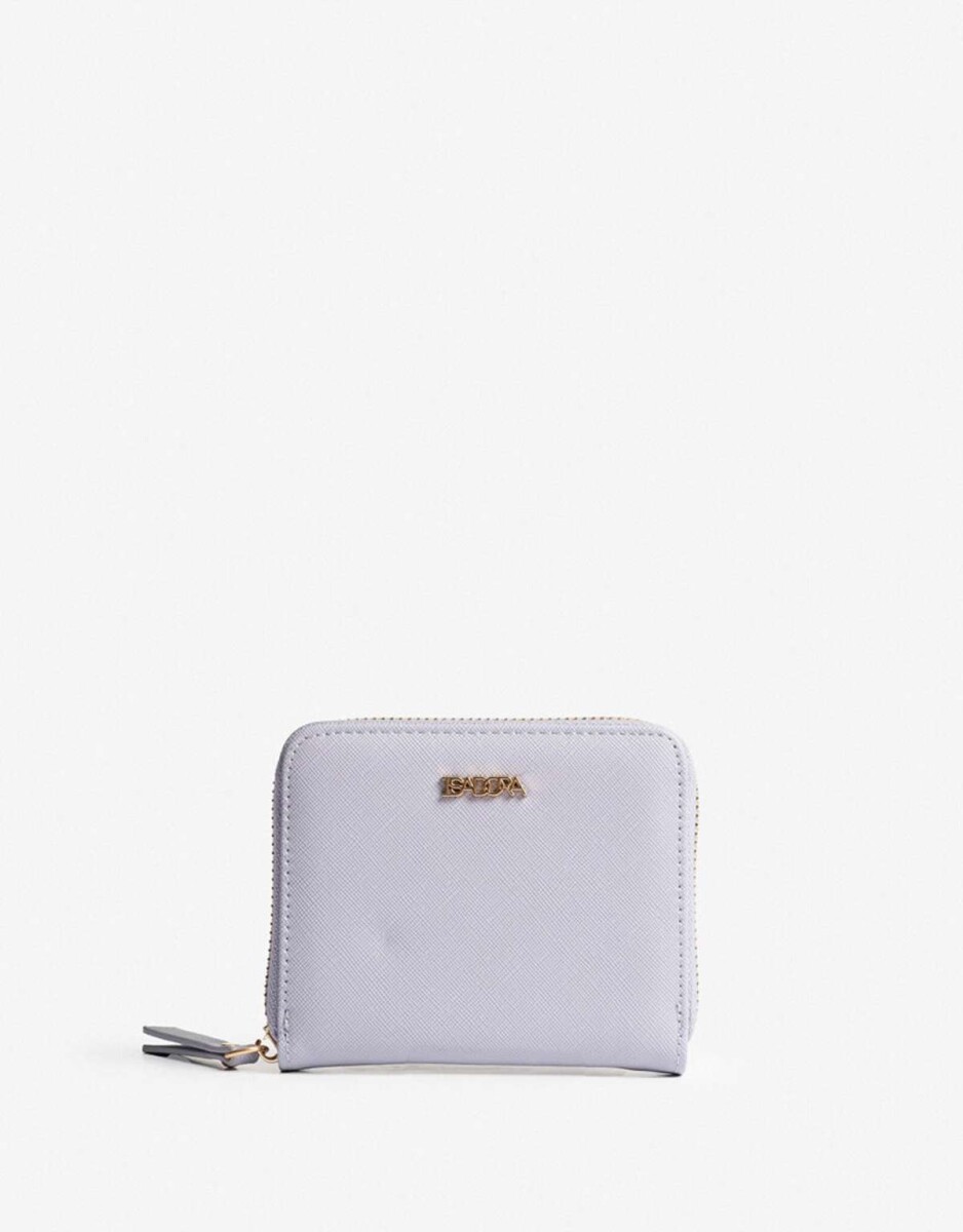 Billetera Con Cierre - Violeta Lila 