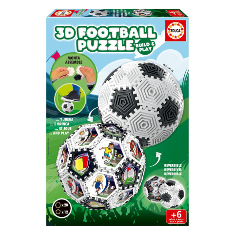 Puzzle Pelota De Futbol 3d Rompecabeza Didactico Educa Puzzle Pelota De Futbol 3d Rompecabeza Didactico Educa