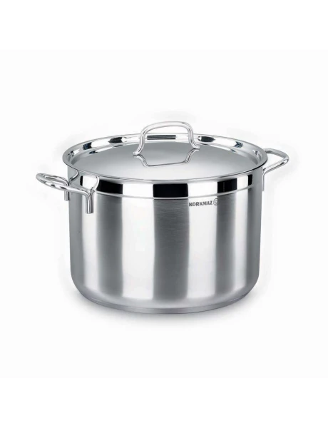 OLLA 8.5LTS AC. INOX C/TAPA ALFA KORKMAZ. 26X16CM OLLA 8.5LTS AC. INOX C/TAPA ALFA KORKMAZ. 26X16CM