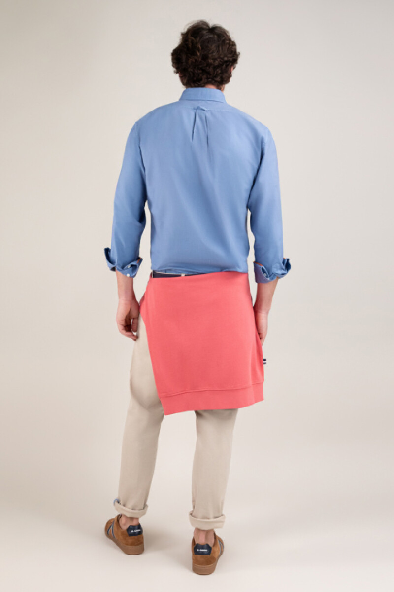 Camisa Garment Dyed Azul