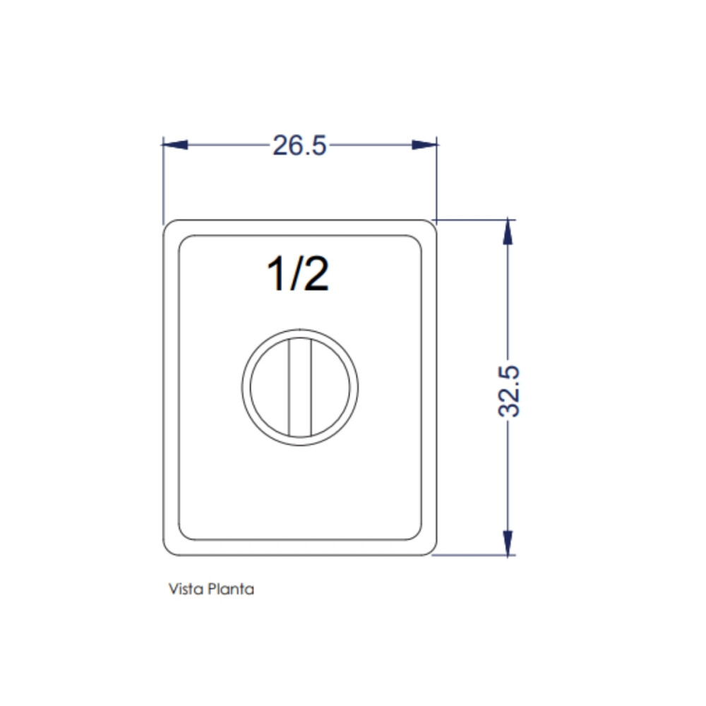 Tapa para Cuba Gastronómica 1/2 Tapa para Cuba Gastronómica 1/2