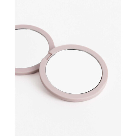 Espejo Circular De Cartera Rosa Viejo