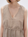 Vestido Mexal Beige Oscuro