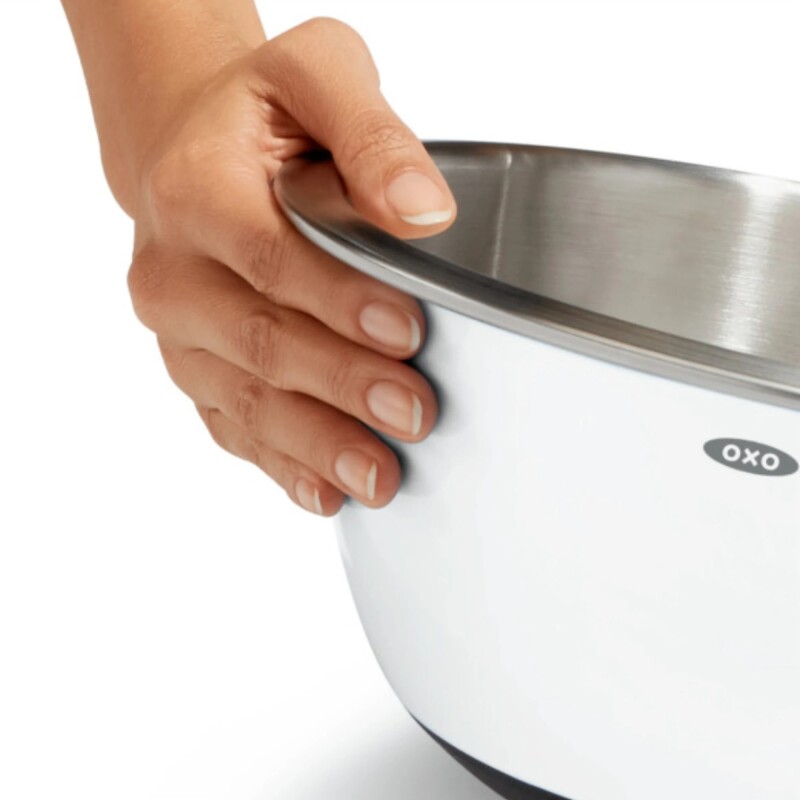 Set de 3 Bowls OXO - Acero Inoxidable Blanco Set de 3 Bowls OXO - Acero Inoxidable Blanco