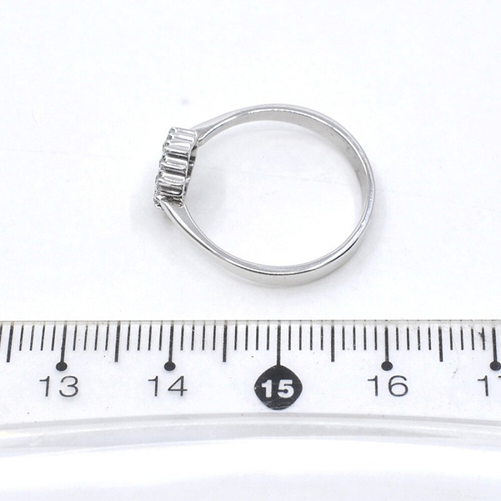 Anillo En Oro 18K Blanco Y Zirconias Anillo En Oro 18K Blanco Y Zirconias
